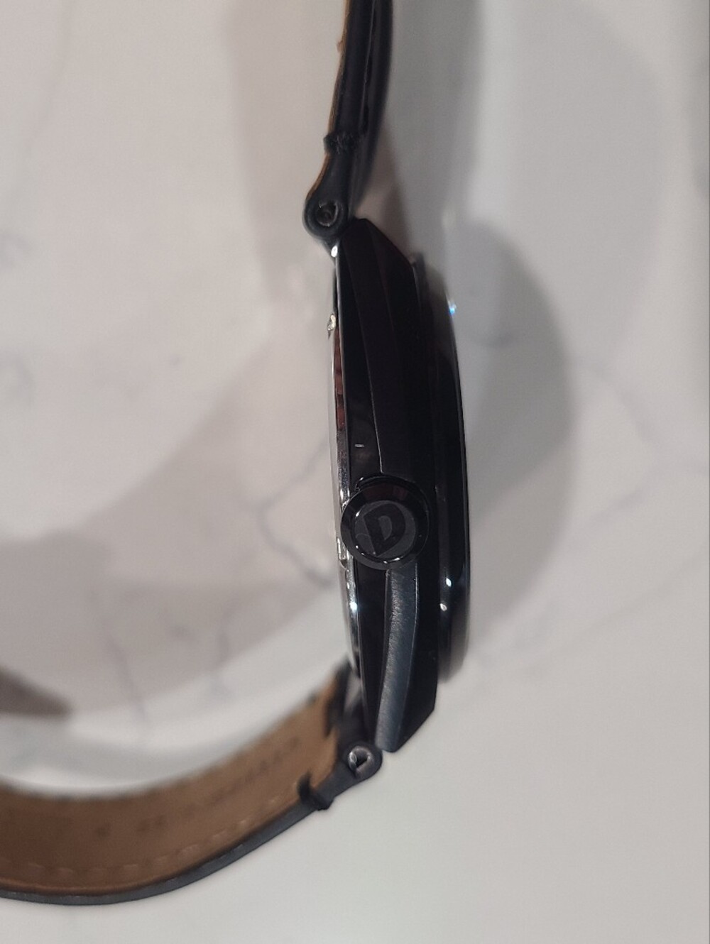 EUC ECO-DRIVE CITIZEN WEEKENDER WATCH BLACK LEATHER STRAP AW1135-19E - Picture 12 of 16
